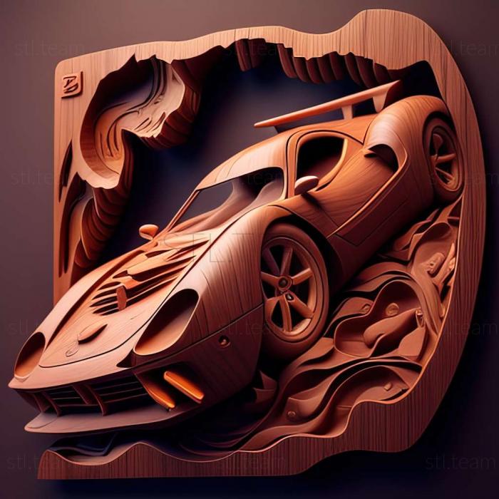 3D model US Racer game (STL)